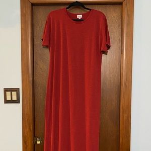 Red Maria dress by LulaRoe